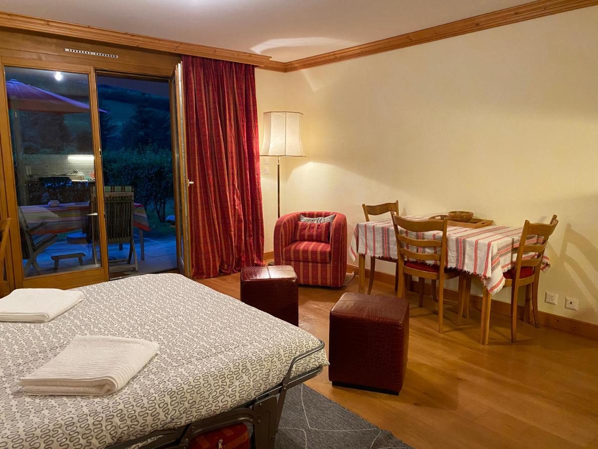 Studio - La Vieze Thermes Park Apartment Val d'Illiez ภายนอก รูปภาพ