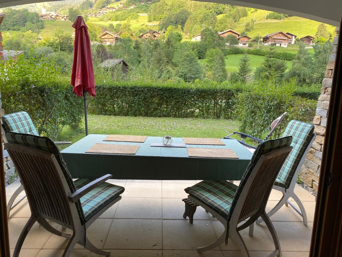 Studio - La Vieze Thermes Park Apartment Val d'Illiez ภายนอก รูปภาพ