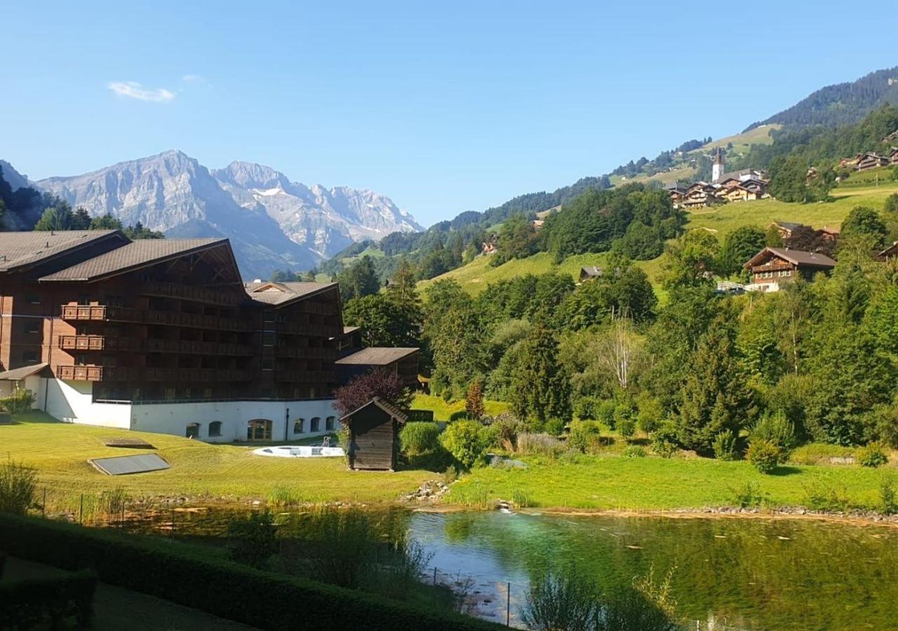 Studio - La Vieze Thermes Park Apartment Val d'Illiez ภายนอก รูปภาพ