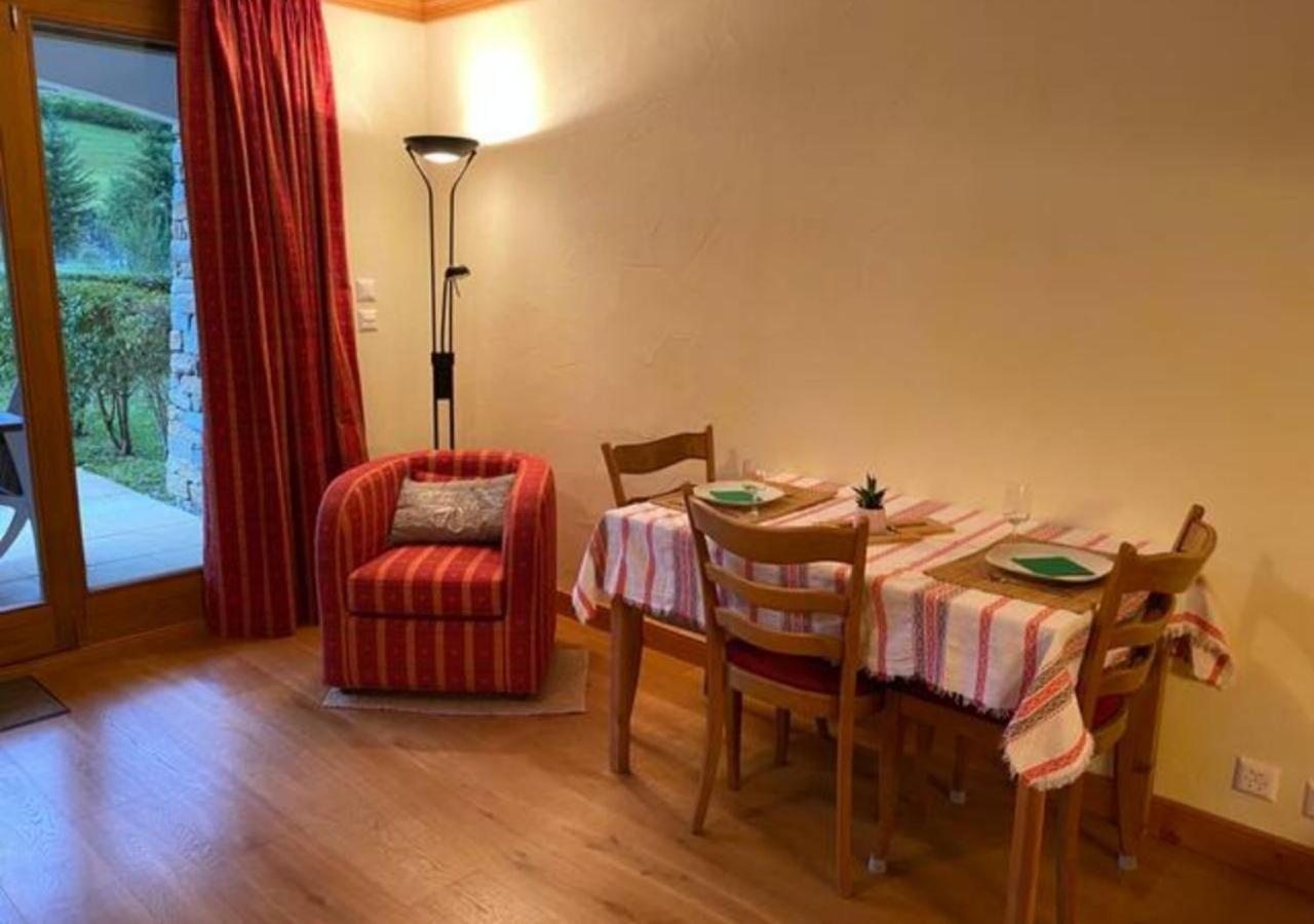 Studio - La Vieze Thermes Park Apartment Val d'Illiez ภายนอก รูปภาพ