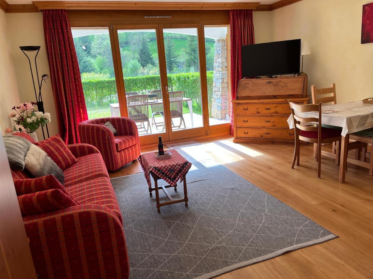 Studio - La Vieze Thermes Park Apartment Val d'Illiez ภายนอก รูปภาพ